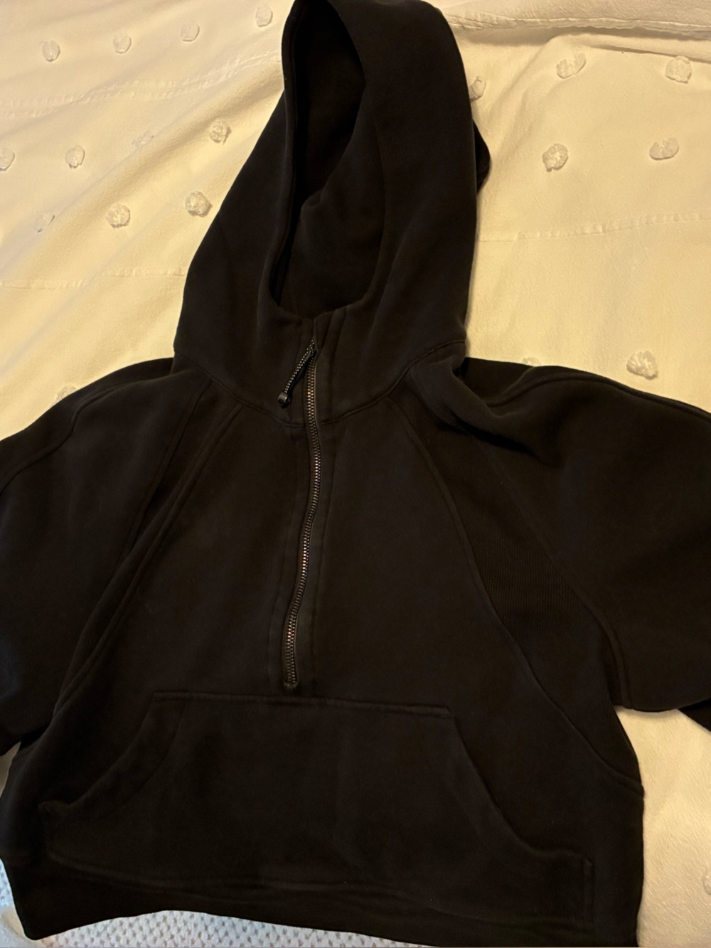 lululemon athletica Black Half-Zip Hoodie